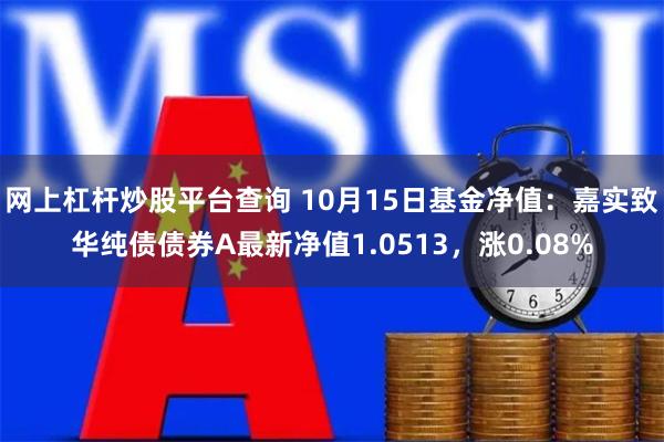 网上杠杆炒股平台查询 10月15日基金净值：嘉实致华纯债债券A最新净值1.0513，涨0.08%