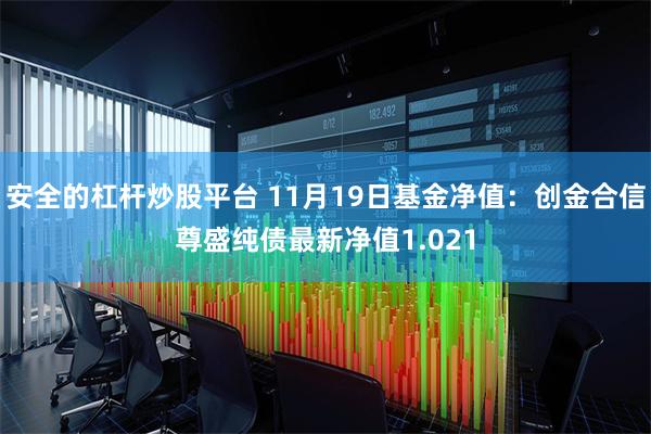 安全的杠杆炒股平台 11月19日基金净值：创金合信尊盛纯债最新净值1.021